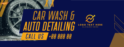 Car Wash Auto detailing Service Facebook cover Image Preview