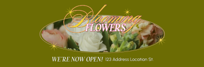 Blooming Today Floral Twitter header (cover) Image Preview