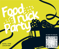 Food Truck Party Facebook Post Design