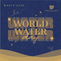 Quirky World Water Day Instagram post Image Preview