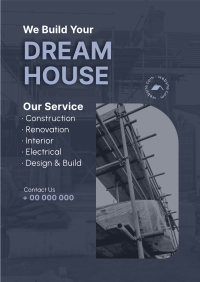 House Construct Flyer Design