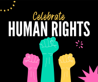 Celebrate Human rights Facebook post Image Preview