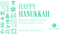Happy Hanukkah Pattern Animation Preview