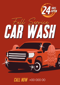 Car Wash Cleaning Service  Poster Image Preview