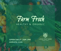 Healthy & Organic Facebook Post Design