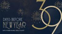 Classy Year End Countdown Facebook Event Cover Design