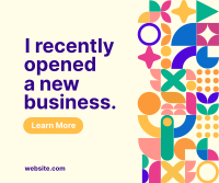 Shapes Open New Business  Facebook post Image Preview