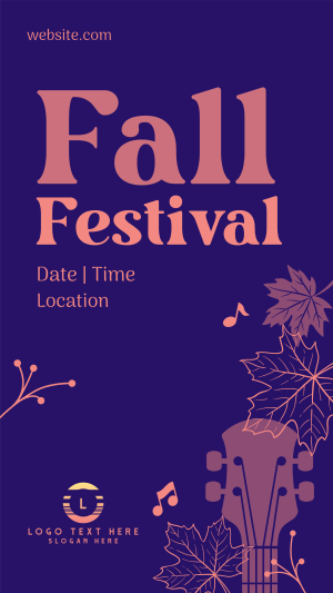 Fall Festival Celebration Instagram story Image Preview
