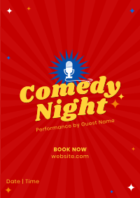 Comedy Night Poster Design