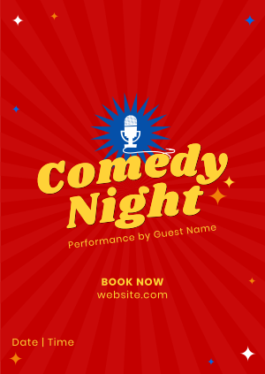 Comedy Night Poster Image Preview