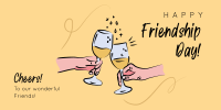 Friendship Day Cheers Twitter post Image Preview