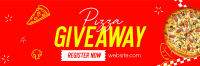 Pizza Giveaway Twitter header (cover) Image Preview