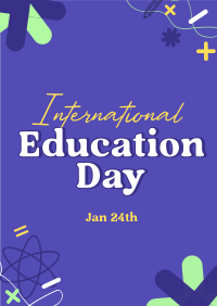 Celebrate Education Day Poster Image Preview