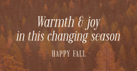 Autumn Season Quote Facebook Ad Design
