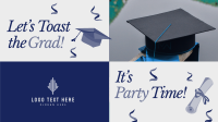 Elegant Graduation Facebook event cover Image Preview
