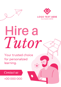 Tutor for Hire Poster Image Preview