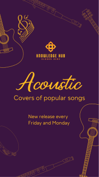 Acoustic Music Covers Instagram reel Image Preview