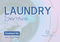 Clean Laundry Service Postcard Image Preview