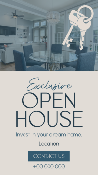 Elegant Open House Instagram story Image Preview