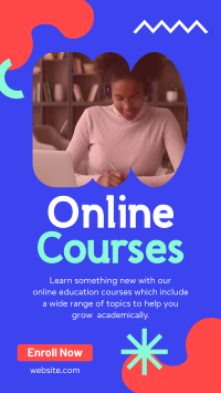 Online Education Courses Instagram reel Image Preview