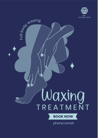 Leg Waxing Flyer Design