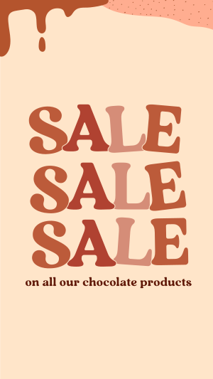 Sweet Chocolate Sale Facebook story Image Preview