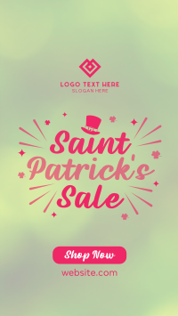 Quirky St. Patrick's Sale YouTube short Image Preview