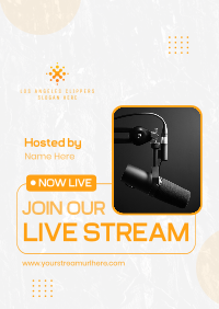 Joining Livestream Flyer Image Preview