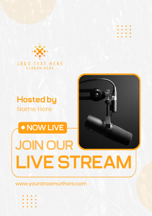 Joining Livestream Flyer Image Preview