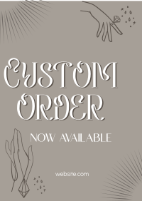 Order Custom Jewelry Flyer Design