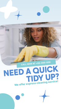 Quick Cleaning Service Facebook story Image Preview