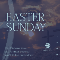 Easter Holy Cross Reminder Instagram Post Image Preview