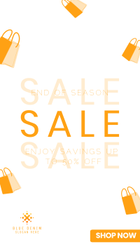 Minimalist End of Season Sale Instagram Reel Image Preview