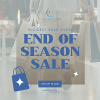 End of Season Shopping Linkedin Post Design