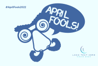 April Fools Clown Pinterest Cover Design