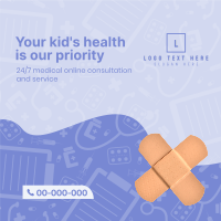 Pediatric Health Care Instagram post Image Preview