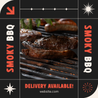 BBQ Delivery Available Linkedin Post Design