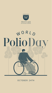 Road to A Polio Free World Instagram Story Design