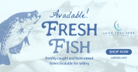 Fresh Fishes Available Facebook Ad Design