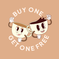Coffee Buy One Get One  Instagram post Image Preview