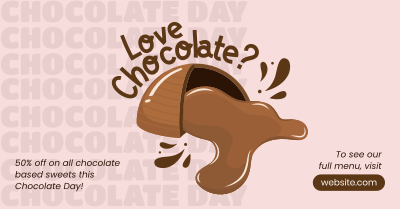 Love Chocolate? Facebook ad Image Preview