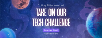 Tech Challenge Galaxy Facebook Cover Design