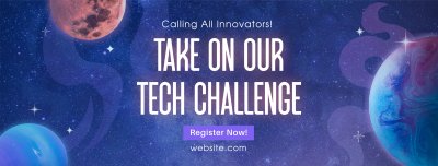 Tech Challenge Galaxy Facebook cover Image Preview