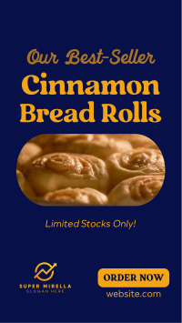 Best-seller Cinnamon Rolls Facebook Story Design