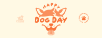 Dog Day Face Facebook Cover Image Preview
