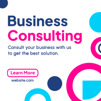 Abstract and Shapes Business Consult Linkedin Post Image Preview