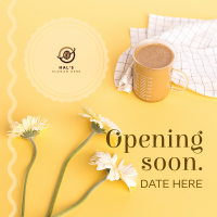 Flower Coffee Shop Instagram Post Image Preview