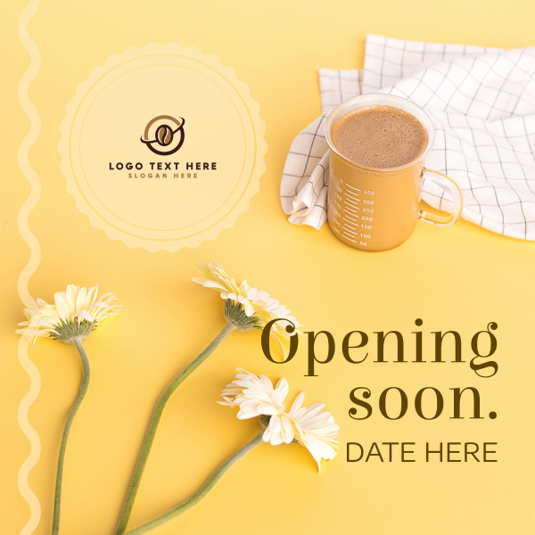 Flower Coffee Shop Instagram Post Design Image Preview