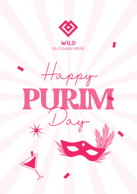 Purim Celebration Flyer Image Preview