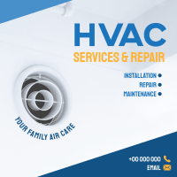 HVAC Services and Repair Instagram post Image Preview
